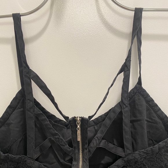 Strappy Back Lace Guess Tank Top - Picture 1 of 6
